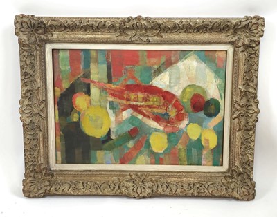 Lot 118 - Gustav Bolin (1920–1999), A lobster, signed,...
