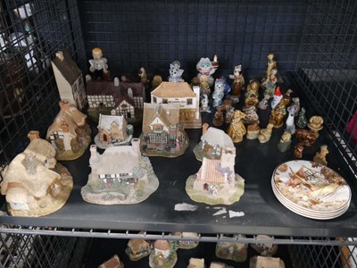 Lot 1503 - 2 cages containing a number of Lilliput Lane...