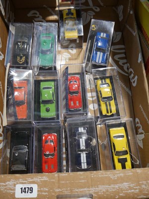 Lot 1479 - 4 trays containing die cast vehicles incl....