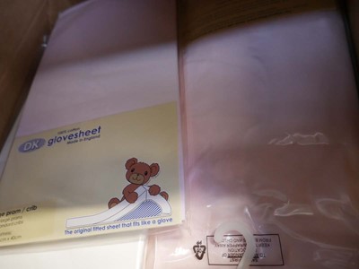 Lot 1520 - Box of pram and crib sheets
