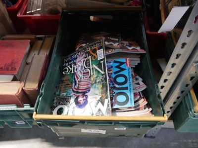 Lot 1523 - Green crate of various Mojo magazines