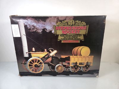Lot 169 - A boxed 'Stephensons Rocket' steam train set...