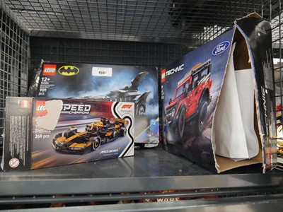 Lot 1547 - 3 Lego items incl. Lego Technic 42213 Ford...