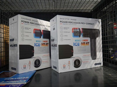 Lot 1549 - 2 boxed Sharper Image Power Percussion Pro +...