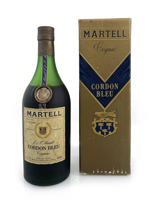 Lot 17 - An old bottle of J&F Martell Cordon Bleu...