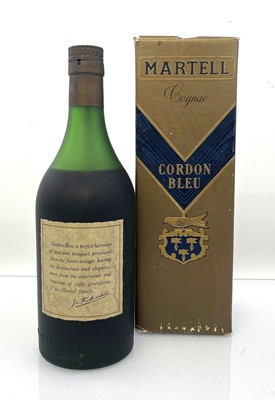 Lot 32 - An old bottle of J&F Martell Cordon Bleu...