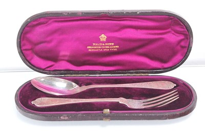 Lot 321 - A Victorian Christening set comprising an...