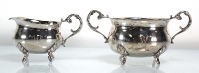 Lot 333 - A Swedish silver two handled sugar bowl, w. 14...