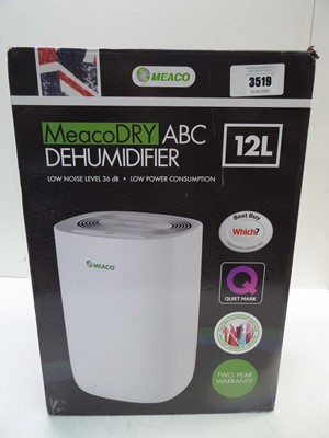 Lot 3519 - Meaco Dry ABC 12L dehumdifier