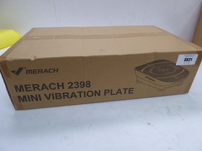 Lot 3521 - Merach 2398 mini vibration exercise plate