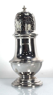 Lot 345 - A silver dredger of traditional form, Mappin &...