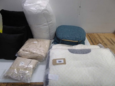 Lot 3525 - Memory foam pillows, seat pads, cushions, sofa...