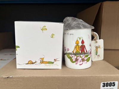 Lot Approximately 36x Emma Dunne Mossycup Wood...