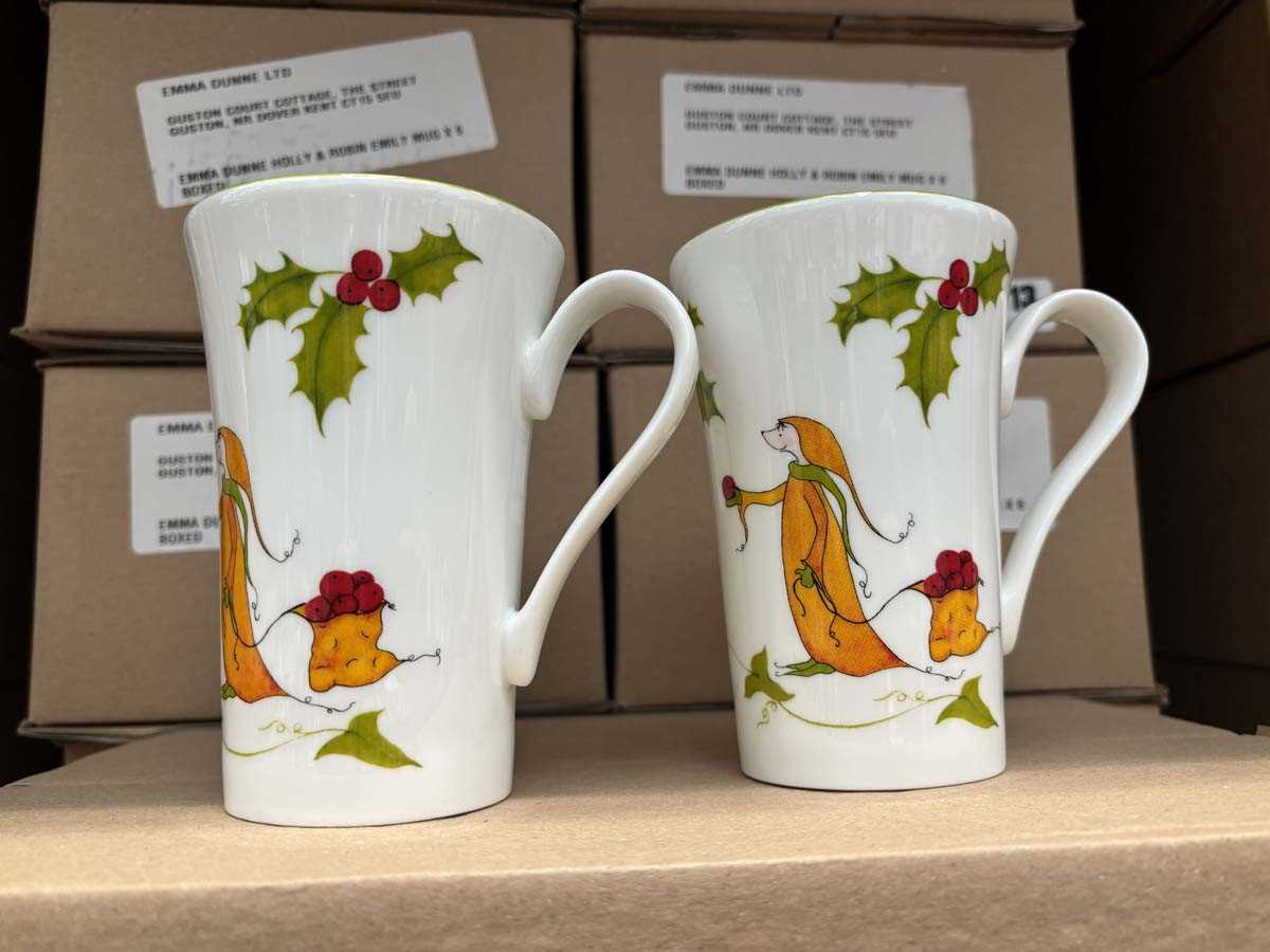 Lot Approximately 54x Emma Dunne Mossycup Wood...