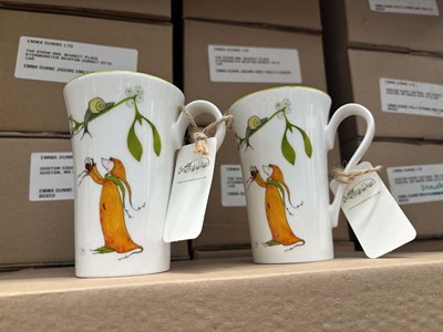 Lot Approximately 54x Emma Dunne Mossycup Wood...