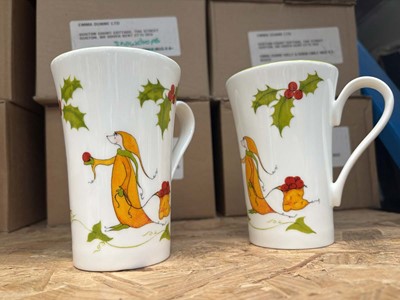 Lot Approximately 48x Emma Dunne Mossycup Wood...
