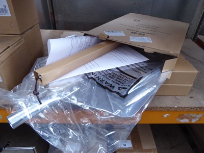 Lot 27 - Aluminium pizza peel with wooden handle