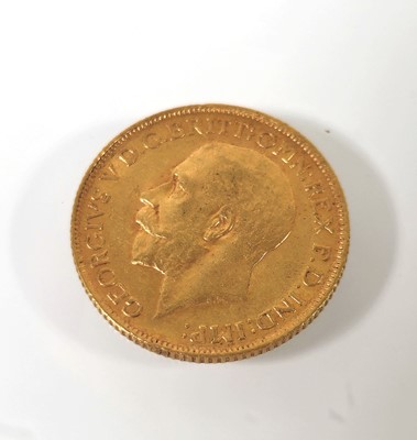 Lot 416 - A George V full sovereign dated 1912