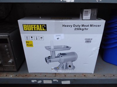Lot 57 - Bufffalo heavy duty meat mincer 250kg per hour,...