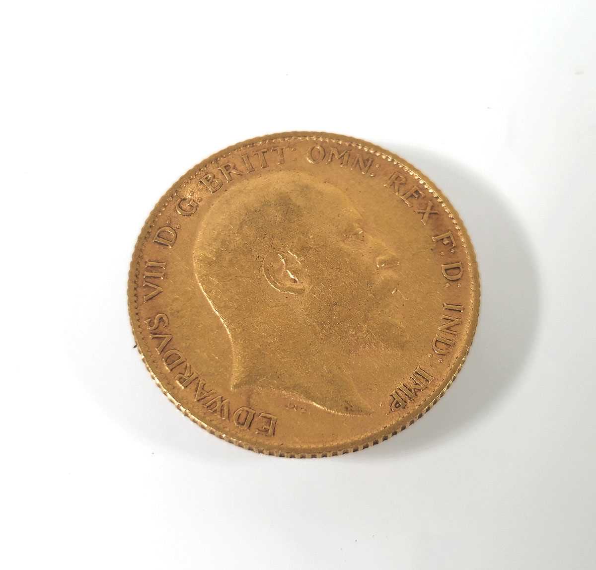 Lot 417 - An Edward VII half sovereign dated 1907