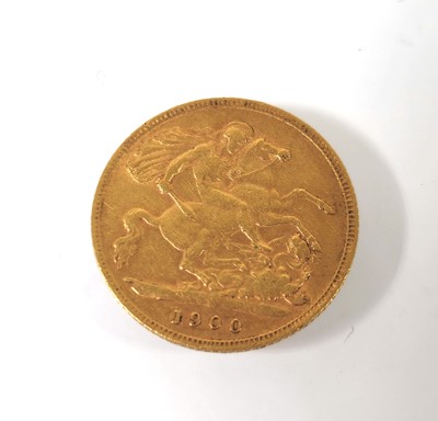 Lot 419 - A Queen Victoria half sovereign dated 1900