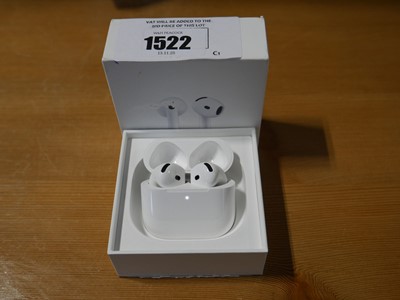Lot 1730 - Apple Airpods 4, boxed with charging case