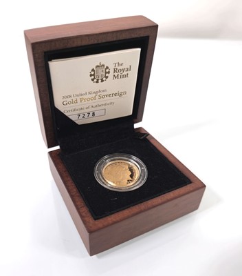 Lot 421 - A Queen Elizabeth II gold proof full sovereign...