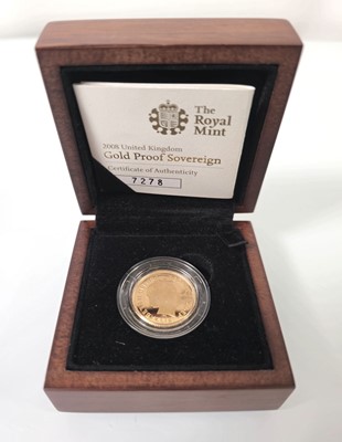 Lot 421 - A Queen Elizabeth II gold proof full sovereign...