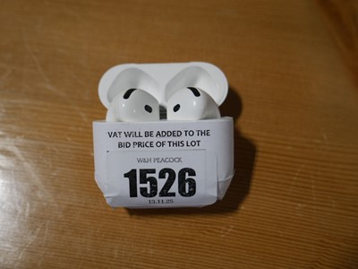 Lot 1734 - Apple Airpods 4, with charging case