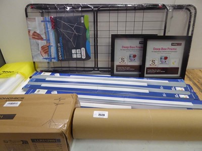 Lot 3529 - Capello 18 clothes dryer, 2 deep box frames, 5...