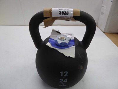 Lot 3533 - 12-24kg adjustable kettlebell