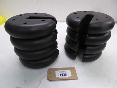 Lot 3535 - 8 x Gazebo legs weights