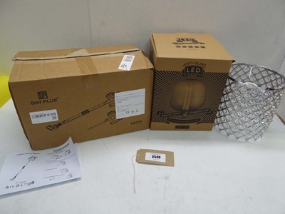 Lot 3540 - Stick vacuum cleaner, Anti Glare LED lamp and...