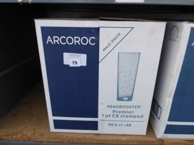 Lot 79 - 48 Arcoroc glass tumblers