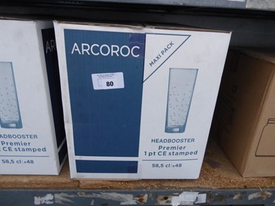 Lot 80 - 48 Arcoroc glass tumblers