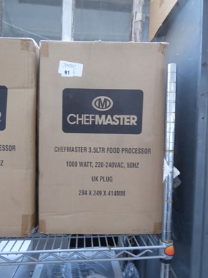 Lot 91 - Chefmaster 3.5L food processor