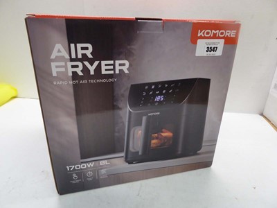 Lot 3547 - Komore 8L air fryer
