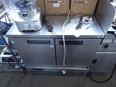 Lot 119 - 90cm Williams H10CTWB 2 door counter fridge