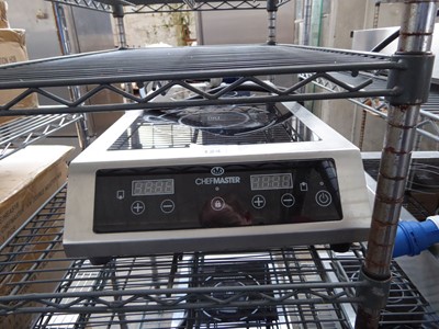 Lot 124 - Chefmaster double induction hob