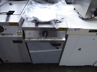 Lot 255 - 40cm Falcon electric fryer with filtration and...