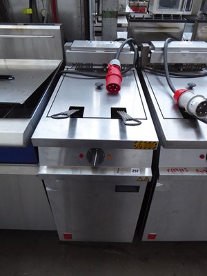 Lot 257 - 40cm Falcon electric single-tank fryer with...