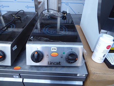 Lot 279 - 35cm electric 2-ring stove