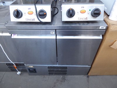 Lot 281 - 88cm Williams L10CT 2-door counter freezer...
