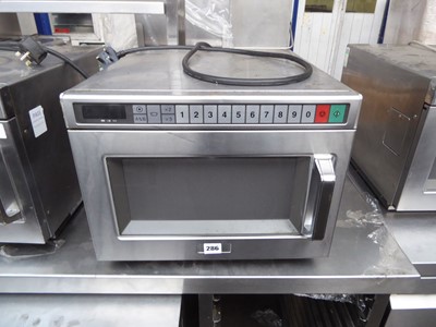 Lot 286 - 42cm Panasonic commercial microwave oven