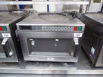 Lot 287 - 42cm Panasonic commercial microwave oven