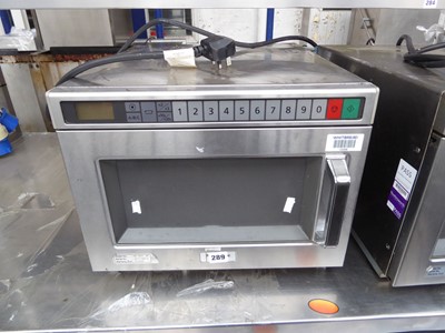 Lot 289 - 42cm Panasonic commercial microwave oven