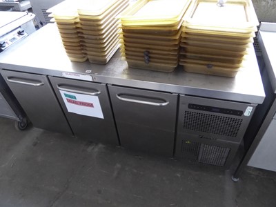 Lot 315 - 170cm Gram 3-door counter fridge (FAILED...