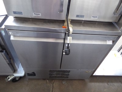Lot 135 - 90cm Williams LAZ10CTSA 2 door counter fridge...