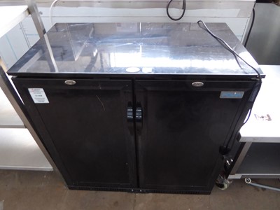 Lot 143 - 90cm Polar GL016 2 door bottle fridge (FAILED...