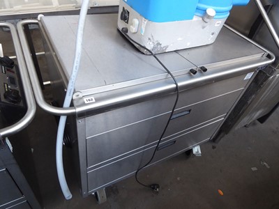Lot 162 - 120cm electric Victor mobile hot cabinet with...